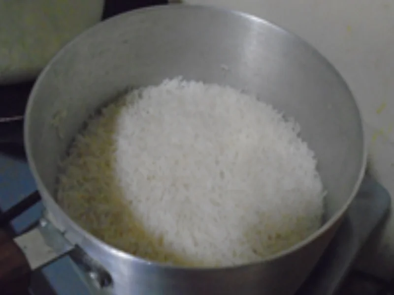 Biryani mit Hähnchenbrustfilet und Rindermettbällchen - Rezept - Bild Nr. 16089