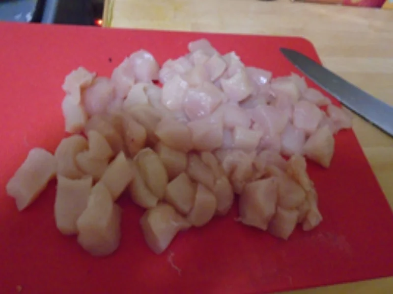 Biryani mit Hähnchenbrustfilet und Rindermettbällchen - Rezept - Bild Nr. 16091