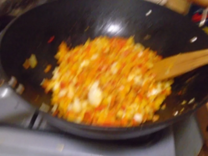 Biryani mit Hähnchenbrustfilet und Rindermettbällchen - Rezept - Bild Nr. 16097