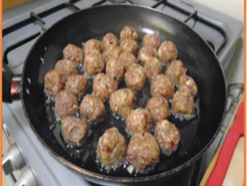 Biryani mit Hähnchenbrustfilet und Rindermettbällchen - Rezept - Bild Nr. 16104