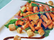 Marinierte Pfifferlinge mit Tiroler Speck und Croûtons - Rezept - Bild Nr. 16089