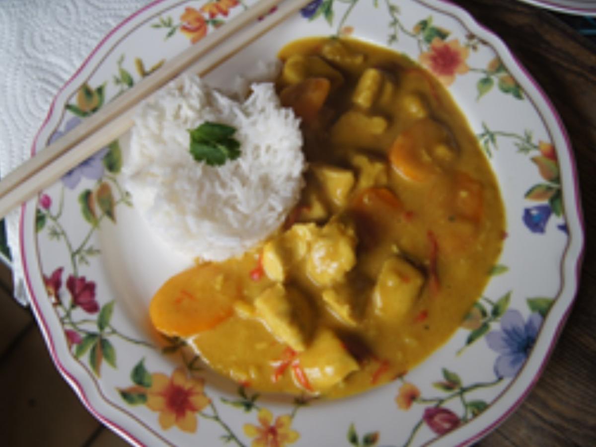 Hähnchenbrustfilet-Curry mit Basmatireis - Rezept - Bild Nr. 2
