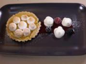 Zitronentartelette, Mascarponecreme, frische Beeren und Beerenspiegel - Rezept - Bild Nr. 2