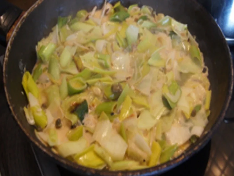 Rezept: Pellkartoffeln-Porree-Lachs-Auflauf Bild Nr. 16102 Pellkartoffeln-Porree-Lachs-Auflauf - Rezept - Bild Nr. 16102