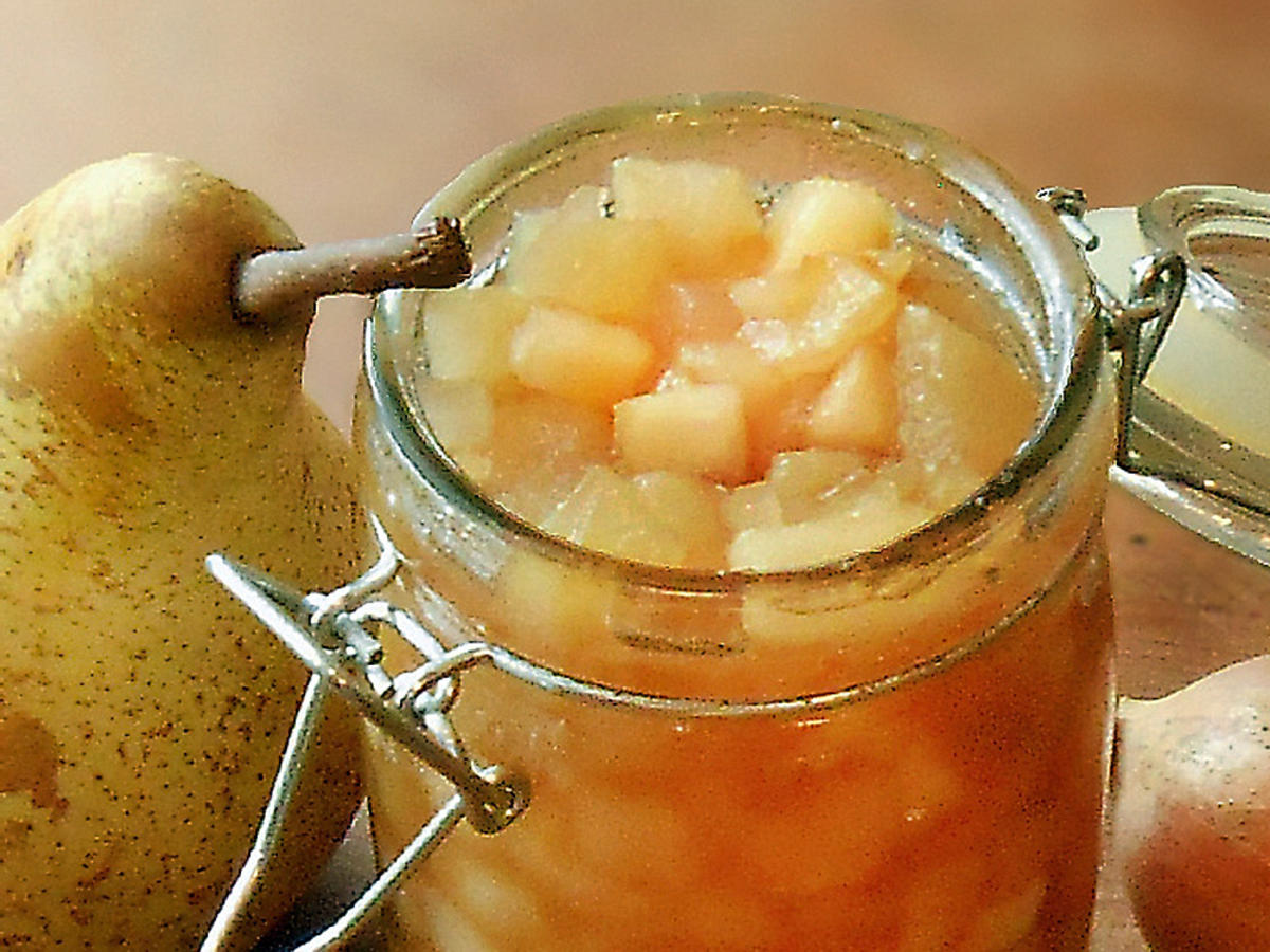 Birnen-Senf-Chutney - Rezept mit Bild - kochbar.de