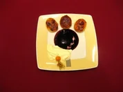 Dreierlei Quarkkließle un Schwarzbeerkompott - Rezept