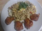 Biryani Spezial mit ausgebackenen Hähnchenbrustfiletwürfeln - Rezept - Bild Nr. 16095