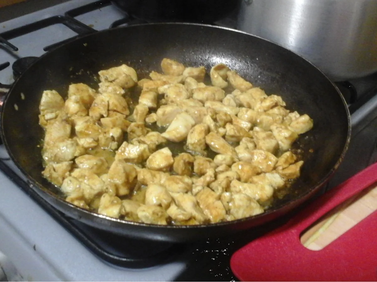 Biryani Spezial mit ausgebackenen Hähnchenbrustfiletwürfeln - Rezept - Bild Nr. 16100