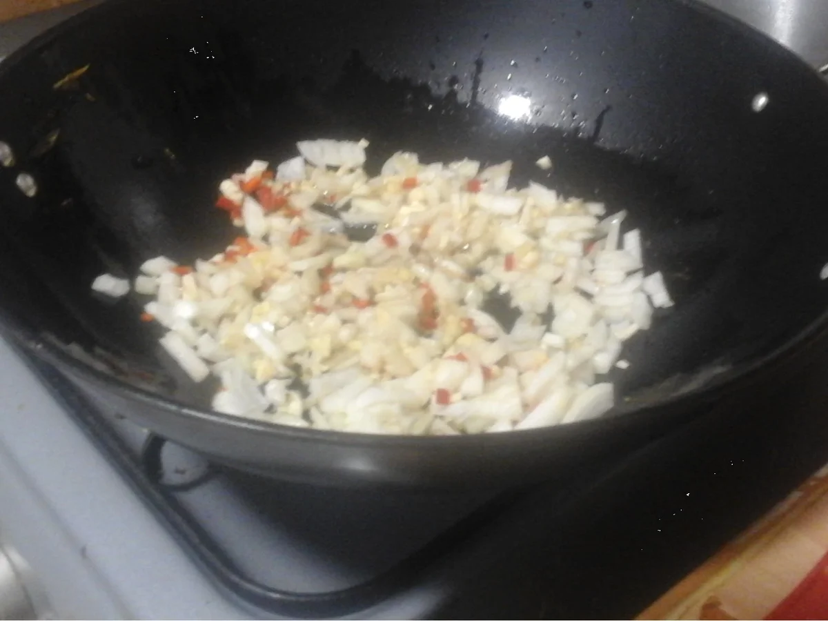 Biryani Spezial mit ausgebackenen Hähnchenbrustfiletwürfeln - Rezept - Bild Nr. 16111