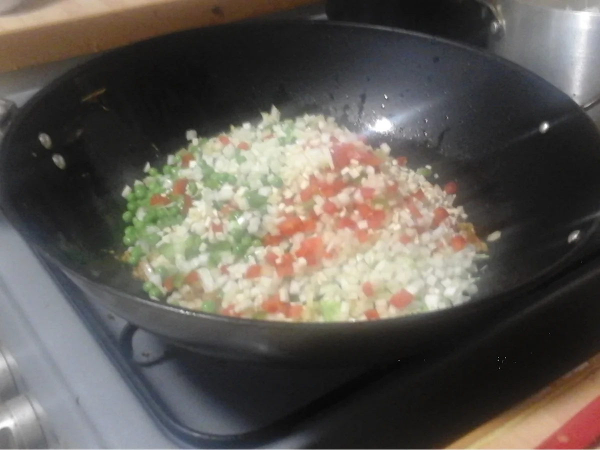 Biryani Spezial mit ausgebackenen Hähnchenbrustfiletwürfeln - Rezept - Bild Nr. 16112