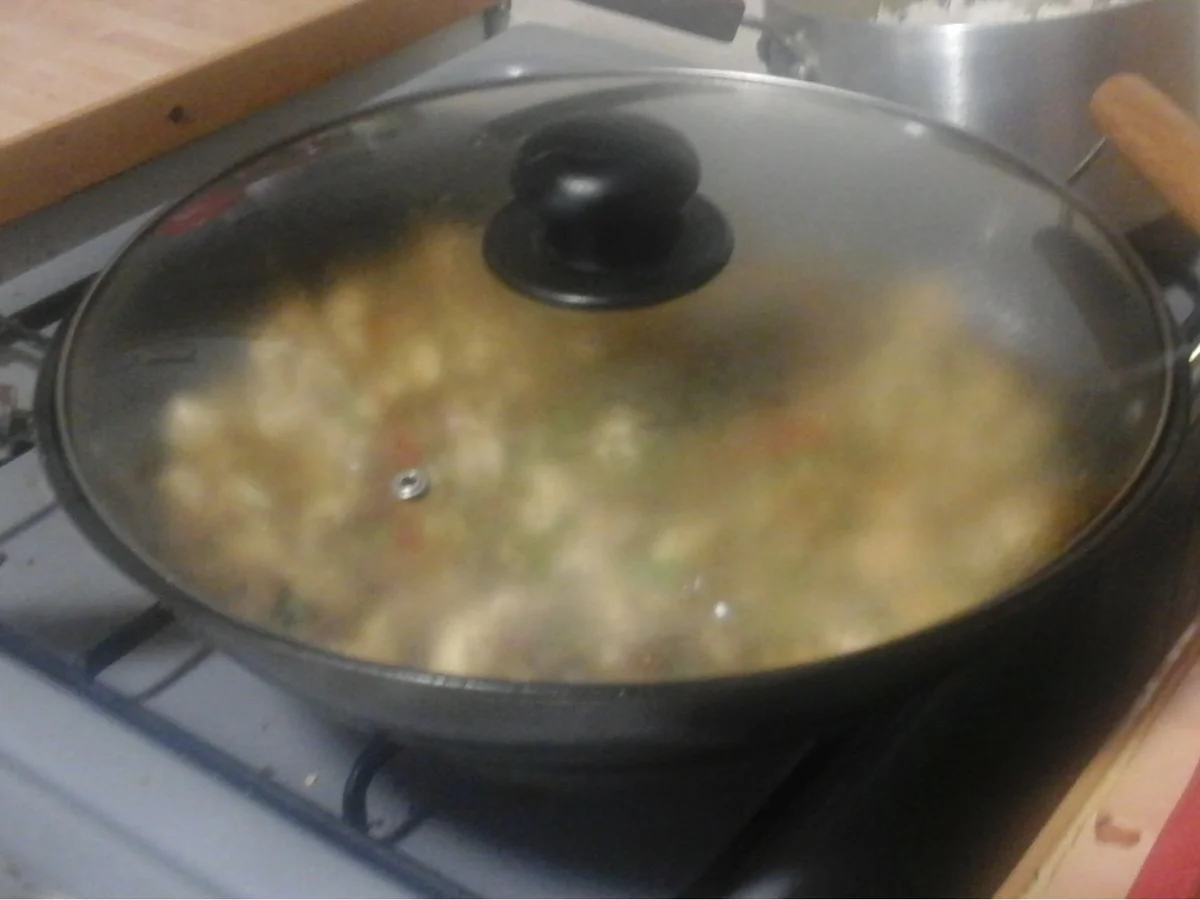 Biryani Spezial mit ausgebackenen Hähnchenbrustfiletwürfeln - Rezept - Bild Nr. 16115