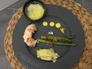 Rezept: Lobster-Tails mit gegrilltem grünen Spargel und Kartoffelpüree Bild Nr. 2 Lobster-Tails mit gegrilltem grünen Spargel und Kartoffelpüree - Rezept - Bild Nr. 2