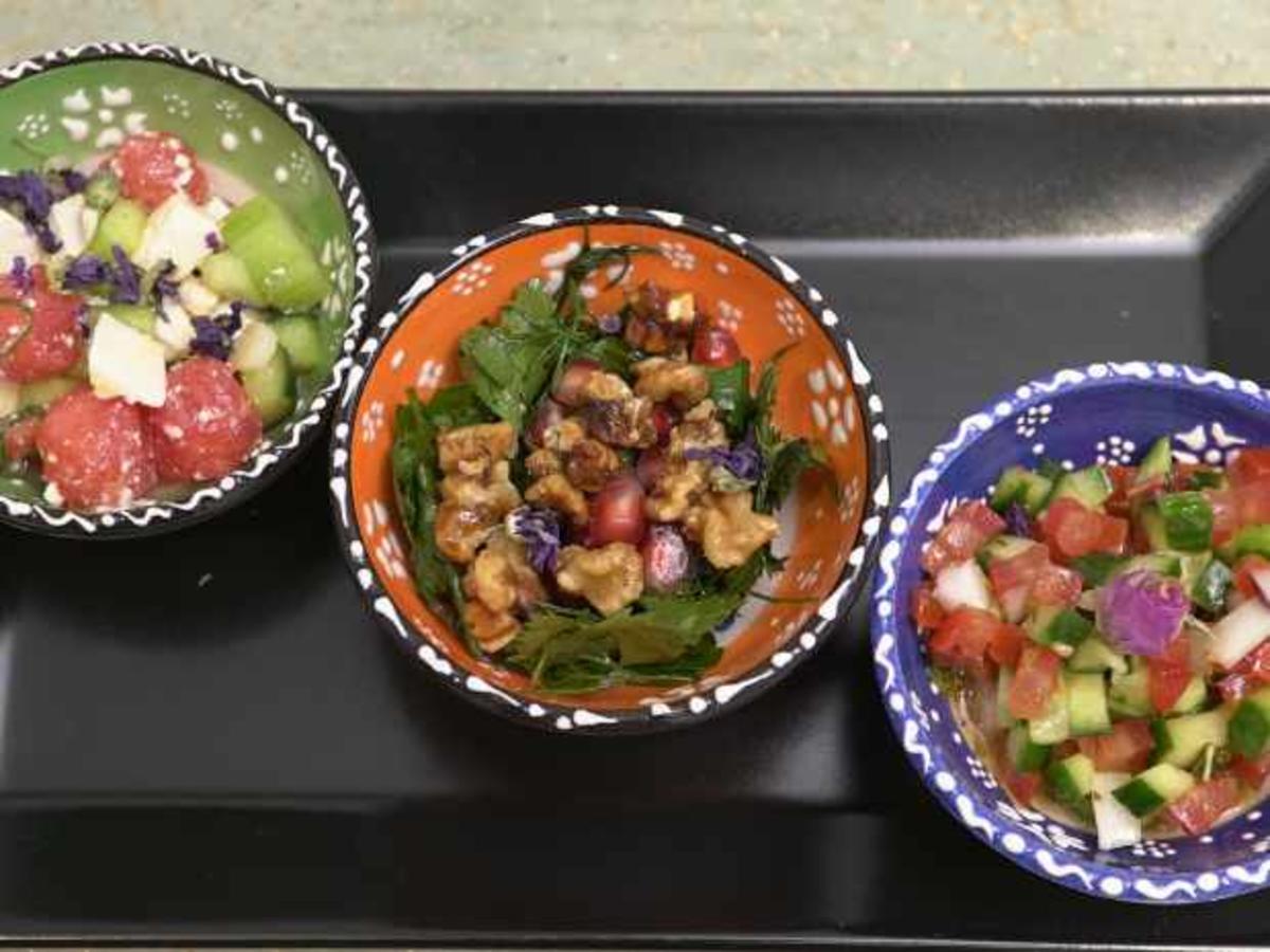 Dreierlei persische Salate - Rezept mit Bild - kochbar.de