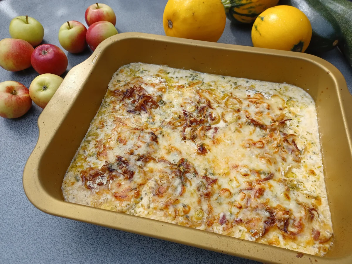 Zwiebel - Sahne - Schnitzel überbacken - Rezept - Bild Nr. 16127