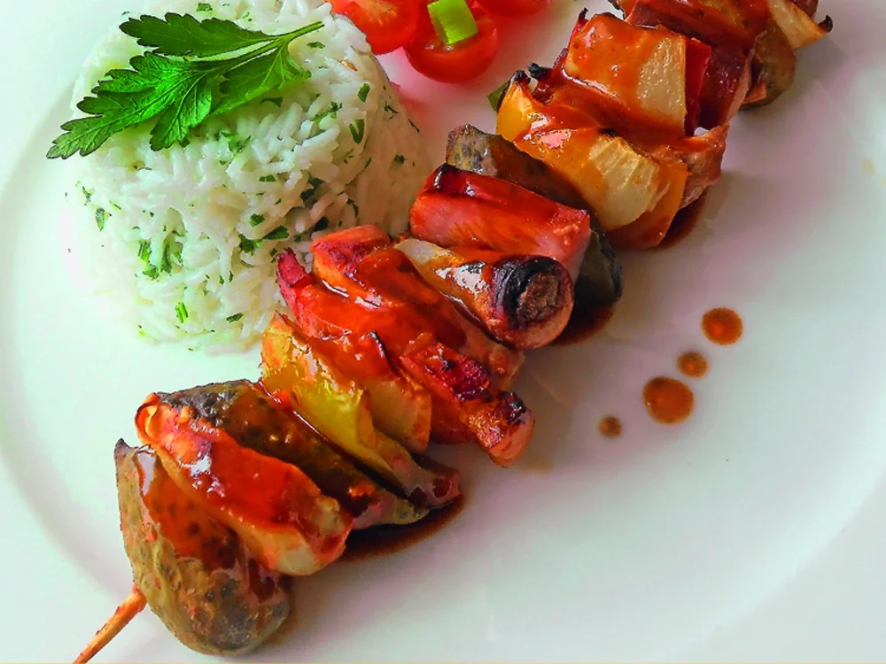 Mein Schaschlik von allerlei Schwein - Rezept - Bild Nr. 16117