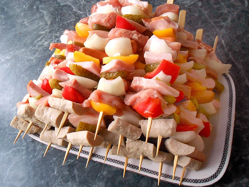 Mein Schaschlik von allerlei Schwein - Rezept - Bild Nr. 16123