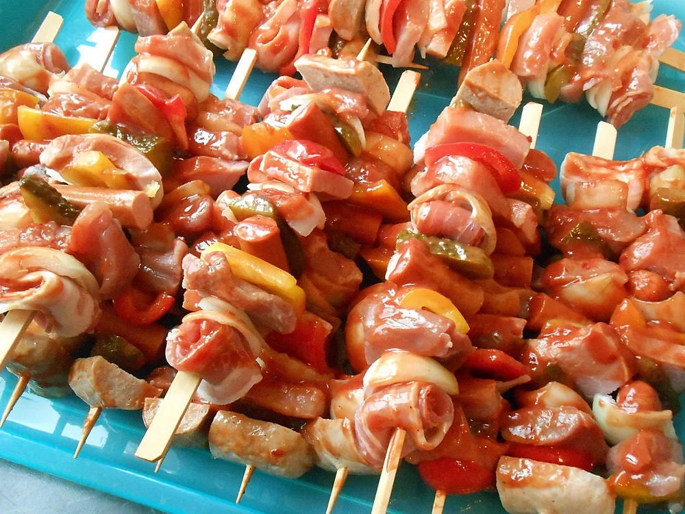 Mein Schaschlik von allerlei Schwein - Rezept - Bild Nr. 16125