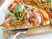Flammkuchen mit Kürbis und Apfel - Rezept - Bild Nr. 16116