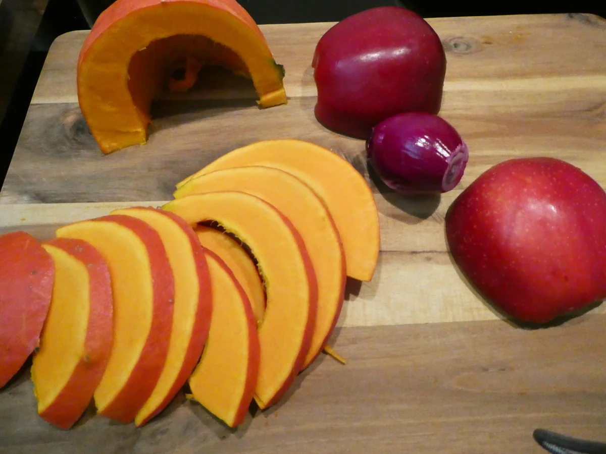 Rezept: Flammkuchen mit Kürbis und Apfel Bild Nr. 16127 Flammkuchen mit Kürbis und Apfel - Rezept - Bild Nr. 16127