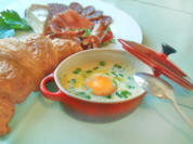 Œufs en Cocotte à la crème de truffe - Rezept - Bild Nr. 16120