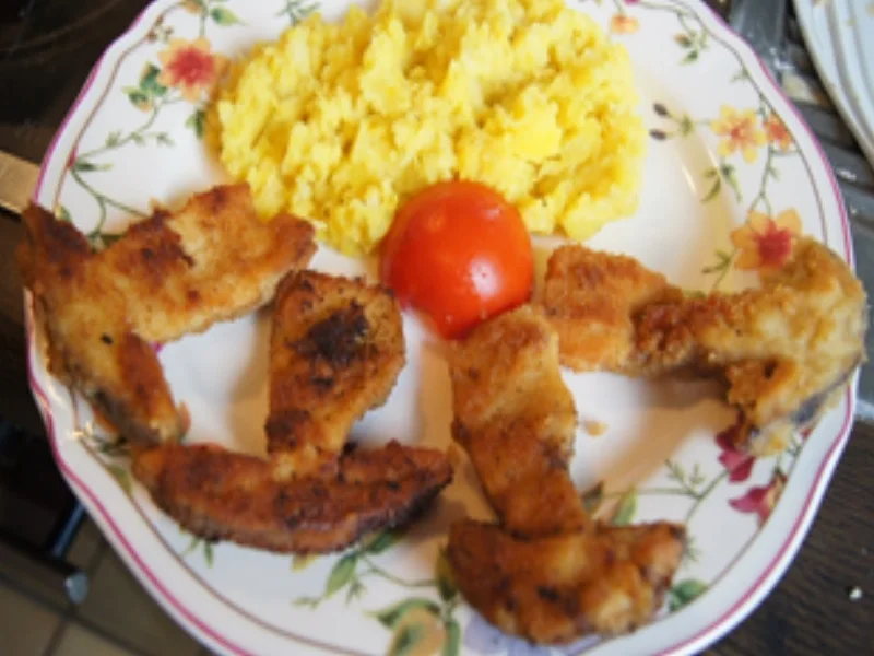 Rezept: Steinpilzschnitzel mit herzhaften Kartoffelstampf Bild Nr. 16143 Steinpilzschnitzel mit herzhaften Kartoffelstampf - Rezept - Bild Nr. 16143