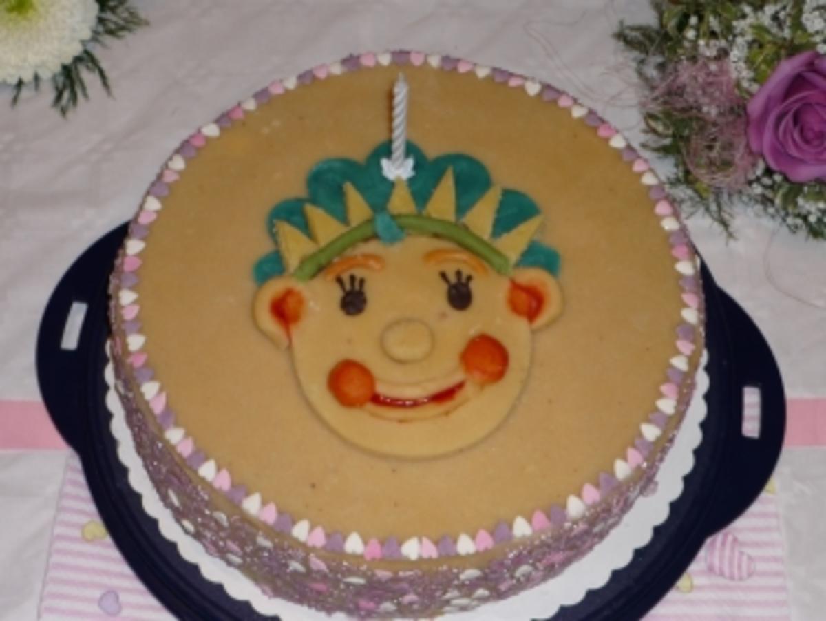 Joghurt-Himbeer-Torte oder Fifi-Geburtstagstorte für Timeja Kijara - Rezept