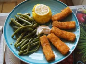 Fischstäbchen mit Bobby-Busch-Bohnen und Kartoffelstampf - Rezept - Bild Nr. 2