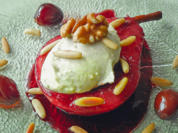 Barolo-Birne mit Gorgonzola-Crème - Rezept - Bild Nr. 16126