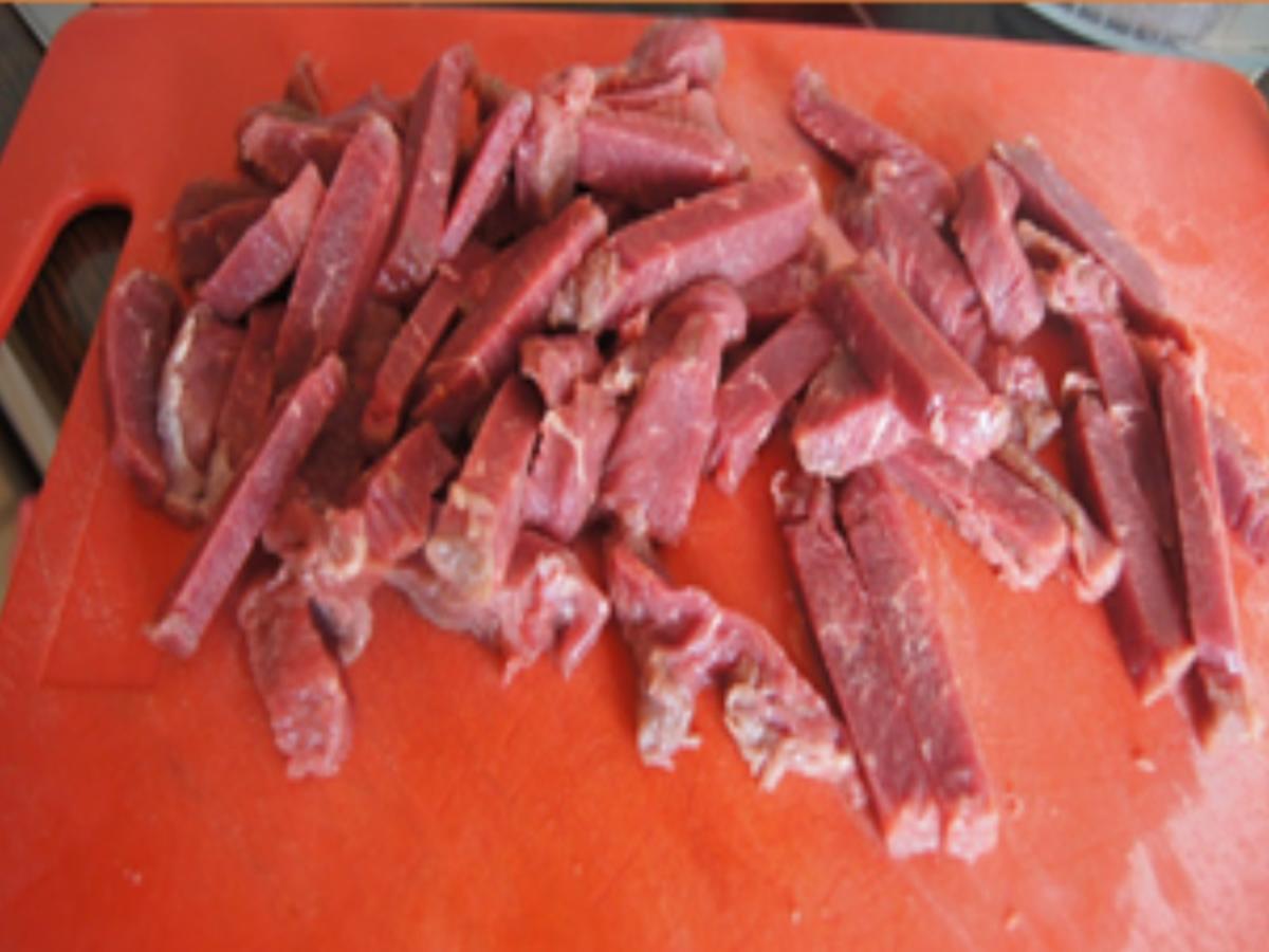 Rindfleisch-Wok mit Gemüsemix und Curry-Basmatireis - Rezept - Bild Nr. 5