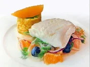 Confierter Kabeljau auf Orangen-Fenchel-Salat - Rezept - Bild Nr. 2