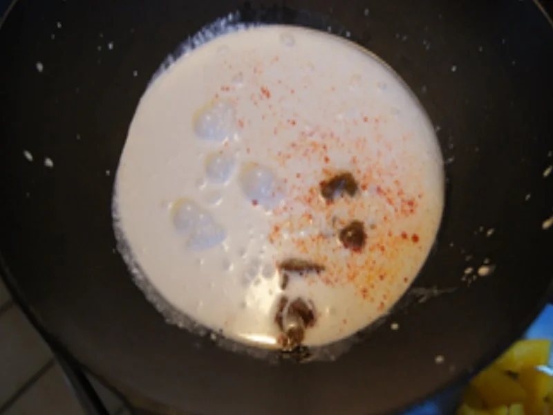 Gelbes Fisch-Curry mit Basmatireis - Rezept - Bild Nr. 6