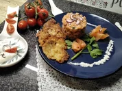 Lachsrose, +Lachstatar mit Kartoffelpuffer - Rezept - Bild Nr. 16167