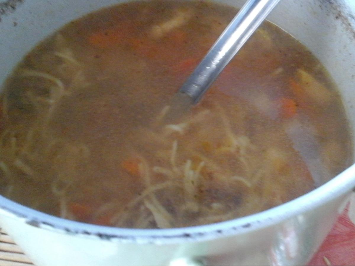 Rindfleischsuppe mit Gemüse Nudel Eierstich Einlage - einfach - von MausVoh