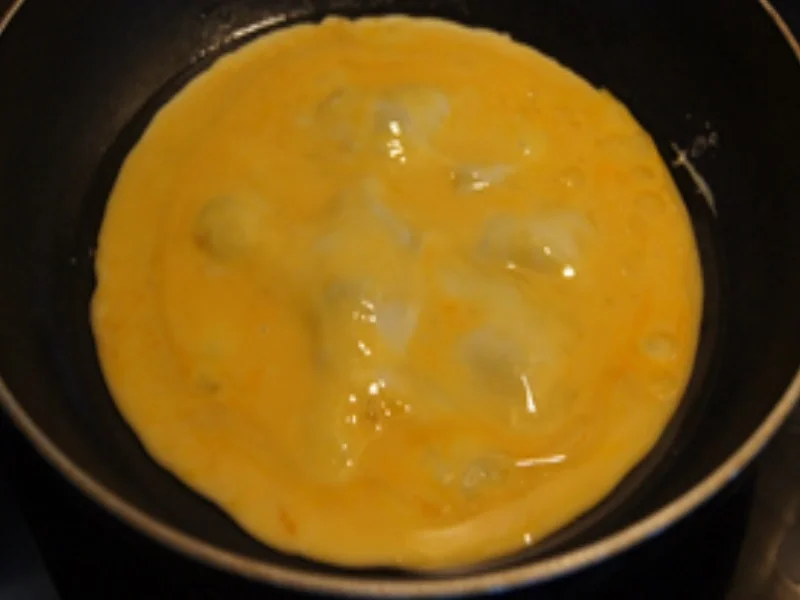 Mie-Nudeln mit Gemüsemix und Eierstreifen - Rezept - Bild Nr. 16172