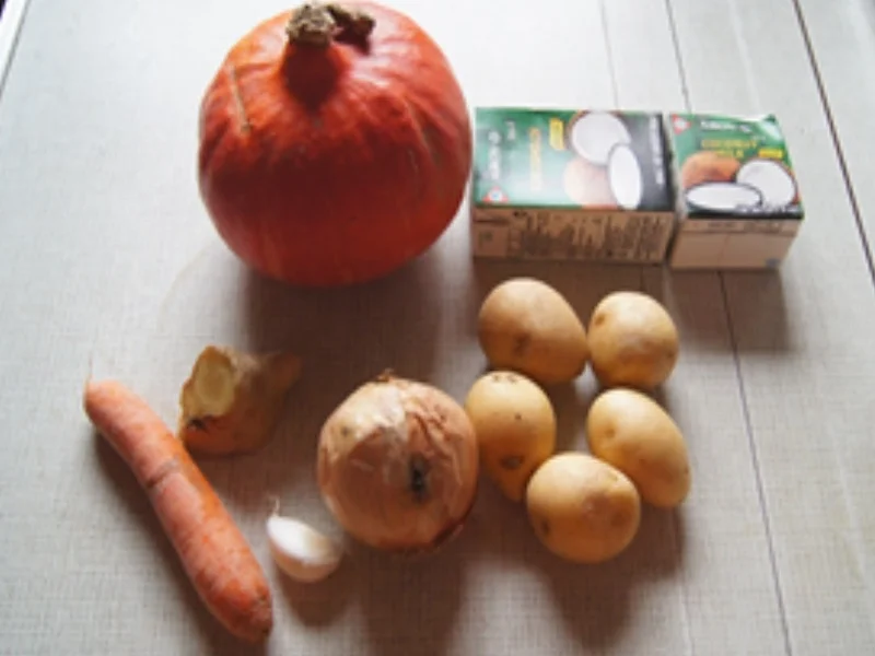 Kürbissuppe mit Ingwer und Kokosmilch - Rezept - Bild Nr. 16169