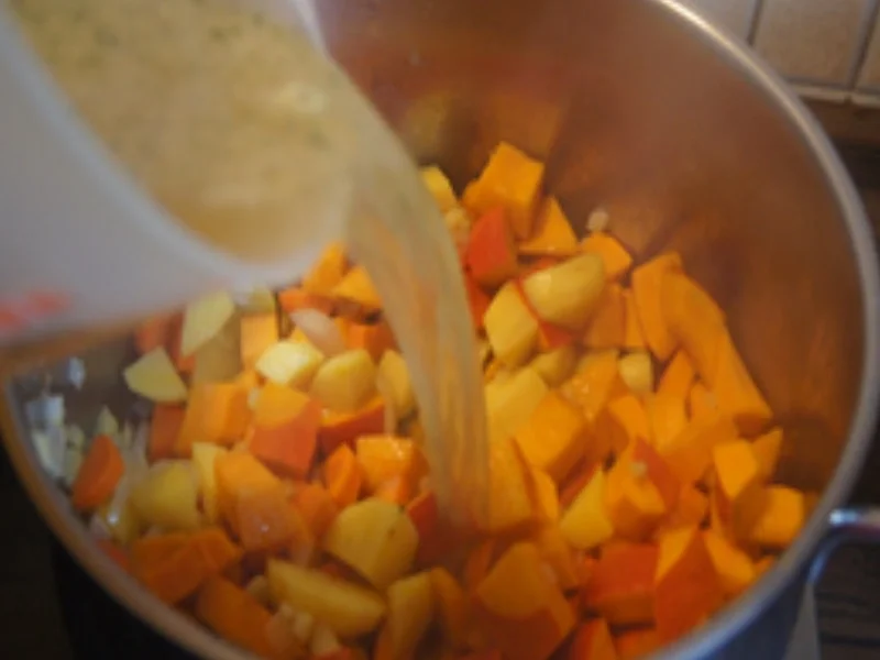 Kürbissuppe mit Ingwer und Kokosmilch - Rezept - Bild Nr. 16178