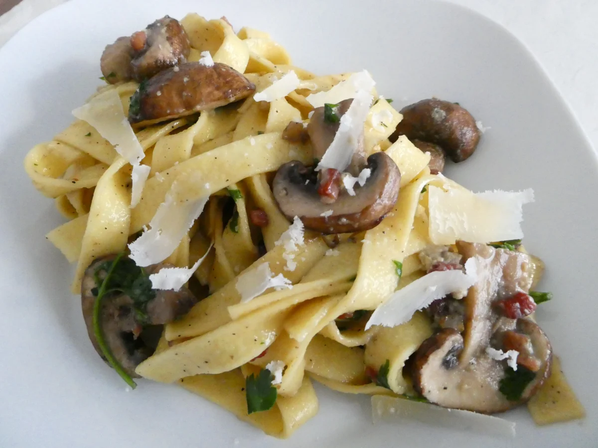 Pilz-Carbonara - Rezept - Bild Nr. 16169