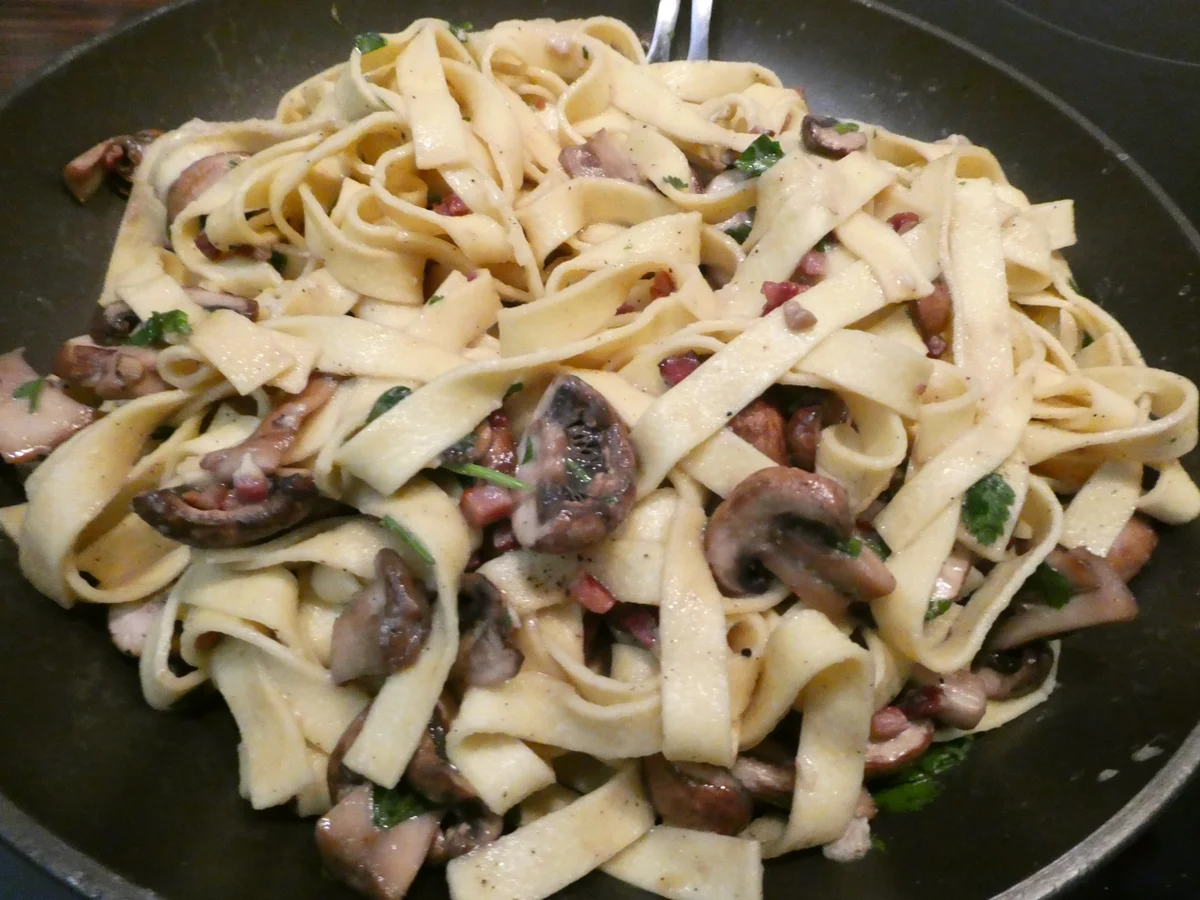 Pilz-Carbonara - Rezept - Bild Nr. 16173