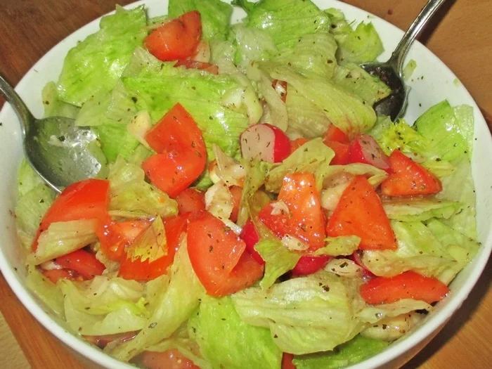 Knuspriges Fischfilet mit Curry-Kartoffelecken und Salat - Rezept - Bild Nr. 9