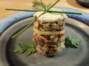 Matjestatar mit Apfel und Wasabi-Crème - Rezept - Bild Nr. 3