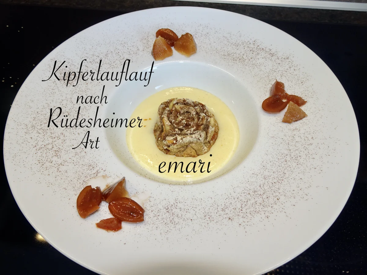 Rezept: Kipferl Auflauf nach Rüdesheimer Art Bild Nr. 16172 Kipferl Auflauf nach Rüdesheimer Art - Rezept - Bild Nr. 16172