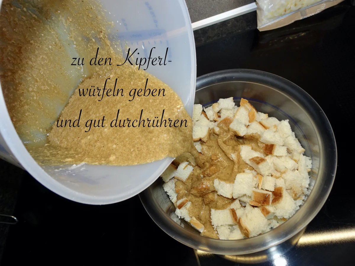 Rezept: Kipferl Auflauf nach Rüdesheimer Art Bild Nr. 16180 Kipferl Auflauf nach Rüdesheimer Art - Rezept - Bild Nr. 16180