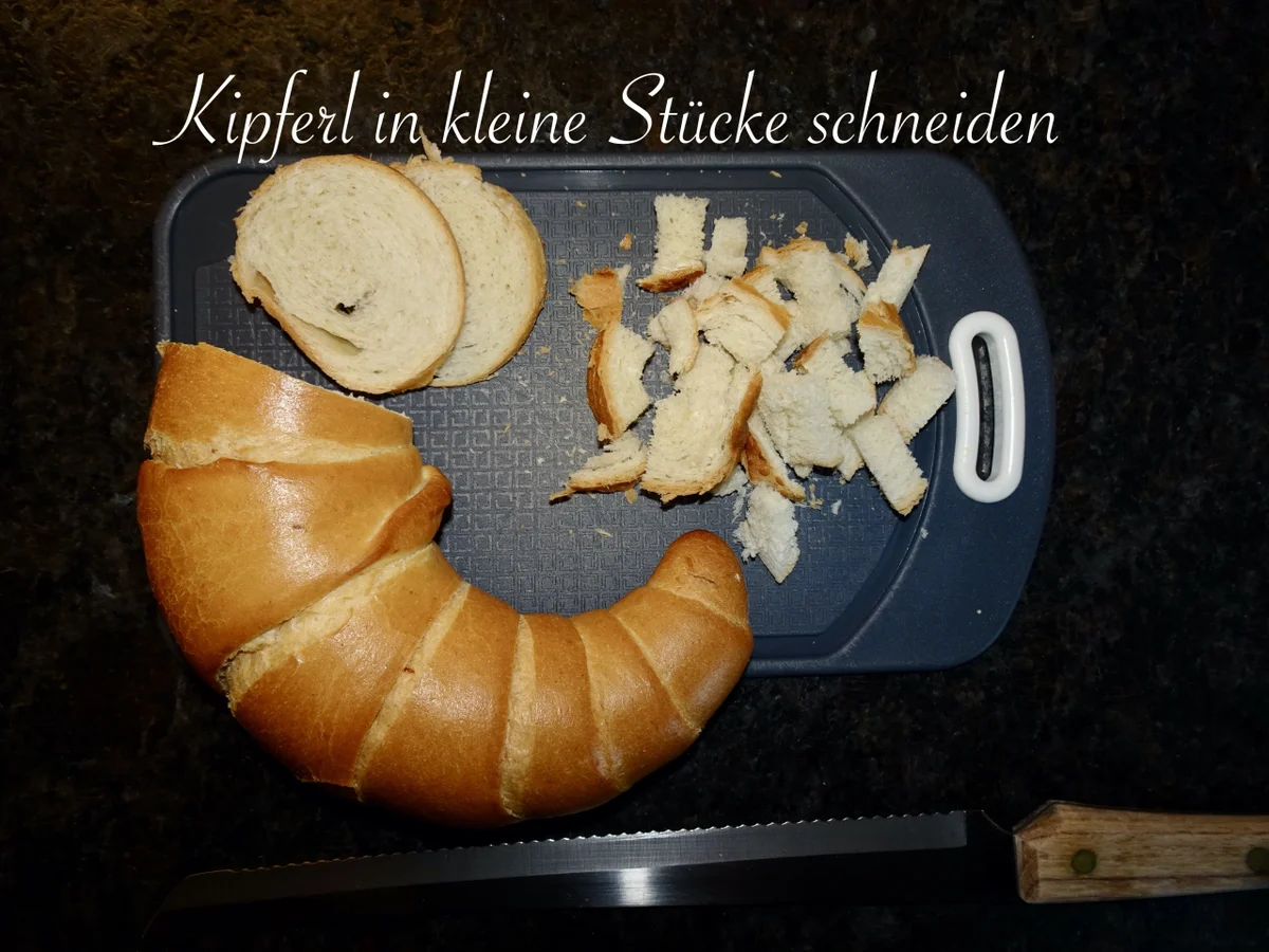 Rezept: Kipferl Auflauf nach Rüdesheimer Art Bild Nr. 16181 Kipferl Auflauf nach Rüdesheimer Art - Rezept - Bild Nr. 16181