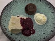 Schokoladen-Lavakuchen und Olivenöl-Eis - Rezept - Bild Nr. 16172