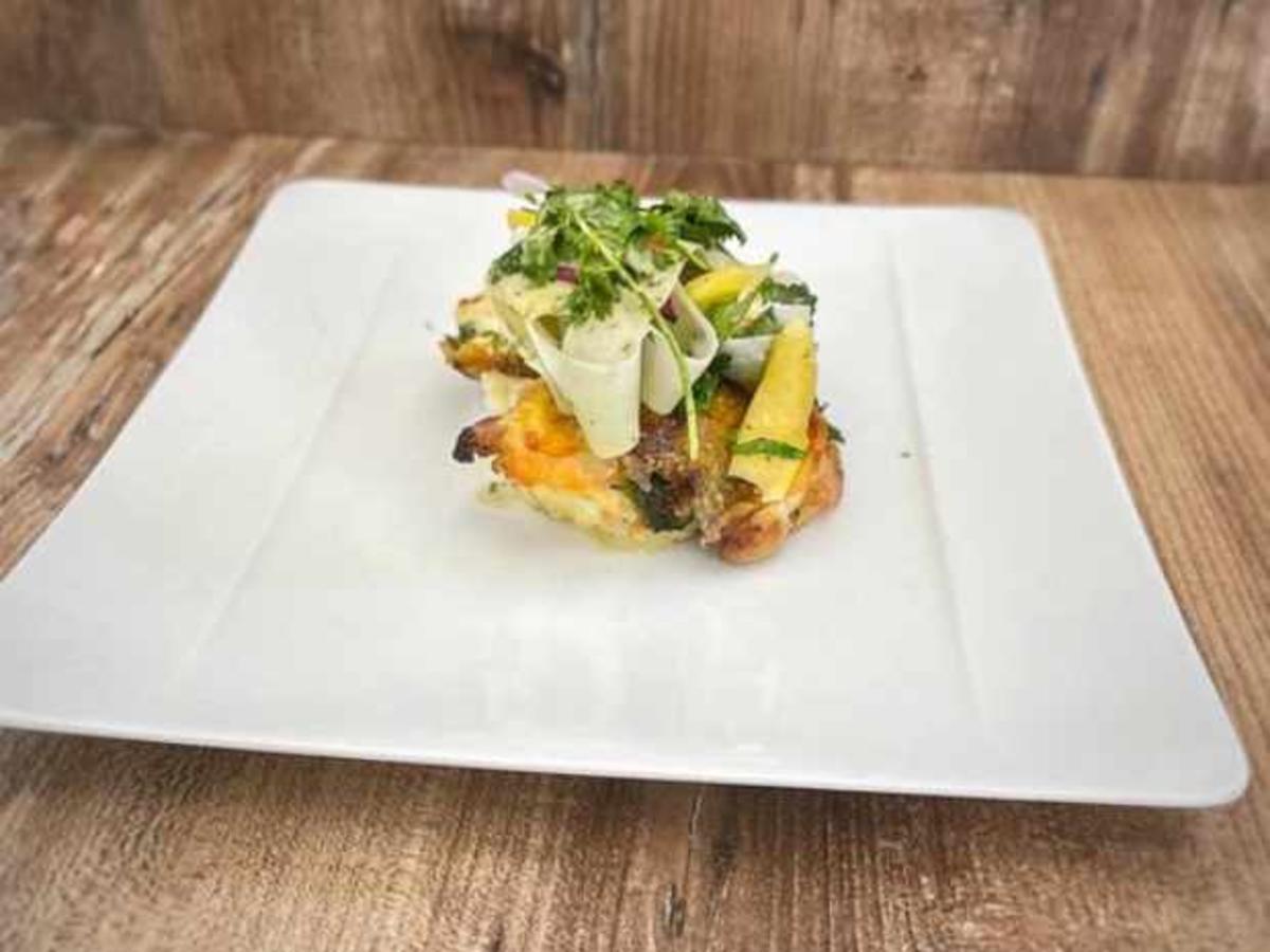 Gegrilltes Huhn mit Maispüree und Papaya-Mango-Mojito-Salat (Jorge Gonzales) - Rezept - Bild Nr. 2