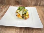 Gegrilltes Huhn mit Maispüree und Papaya-Mango-Mojito-Salat (Jorge Gonzales) - Rezept - Bild Nr. 2