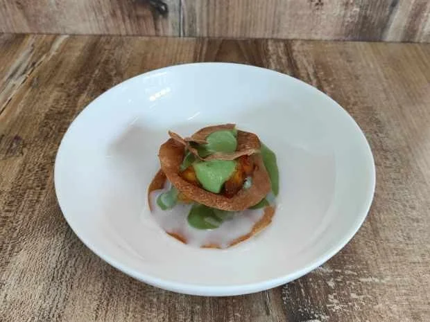 Millefeuille mit Matcha, Aprikose und Kokos (Tahnee) - Rezept - Bild Nr. 2