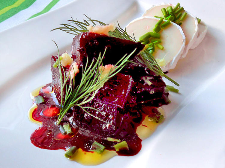 Rote Beete mit Ziegenkäse - einfach - 90 kcal/100g