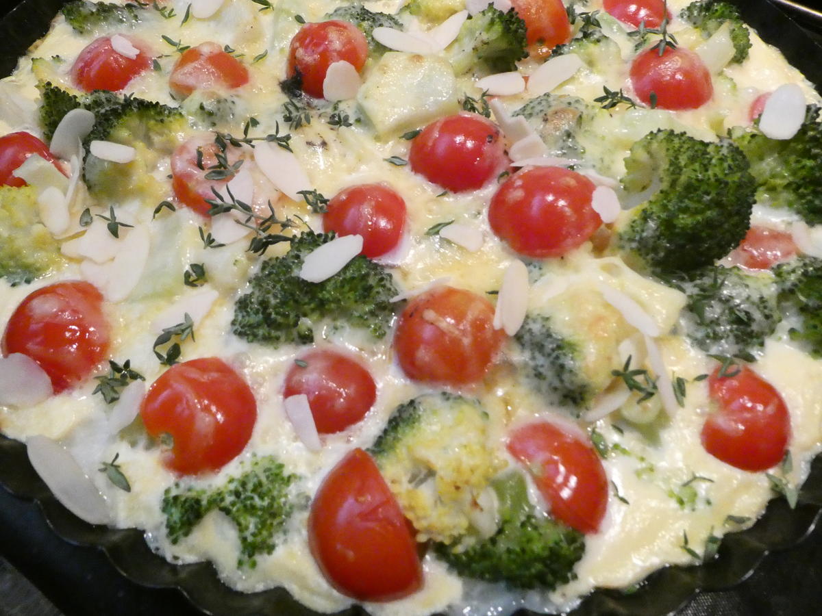 Brokkoli-Tomaten-Quiche - Rezept - Bild Nr. 16186