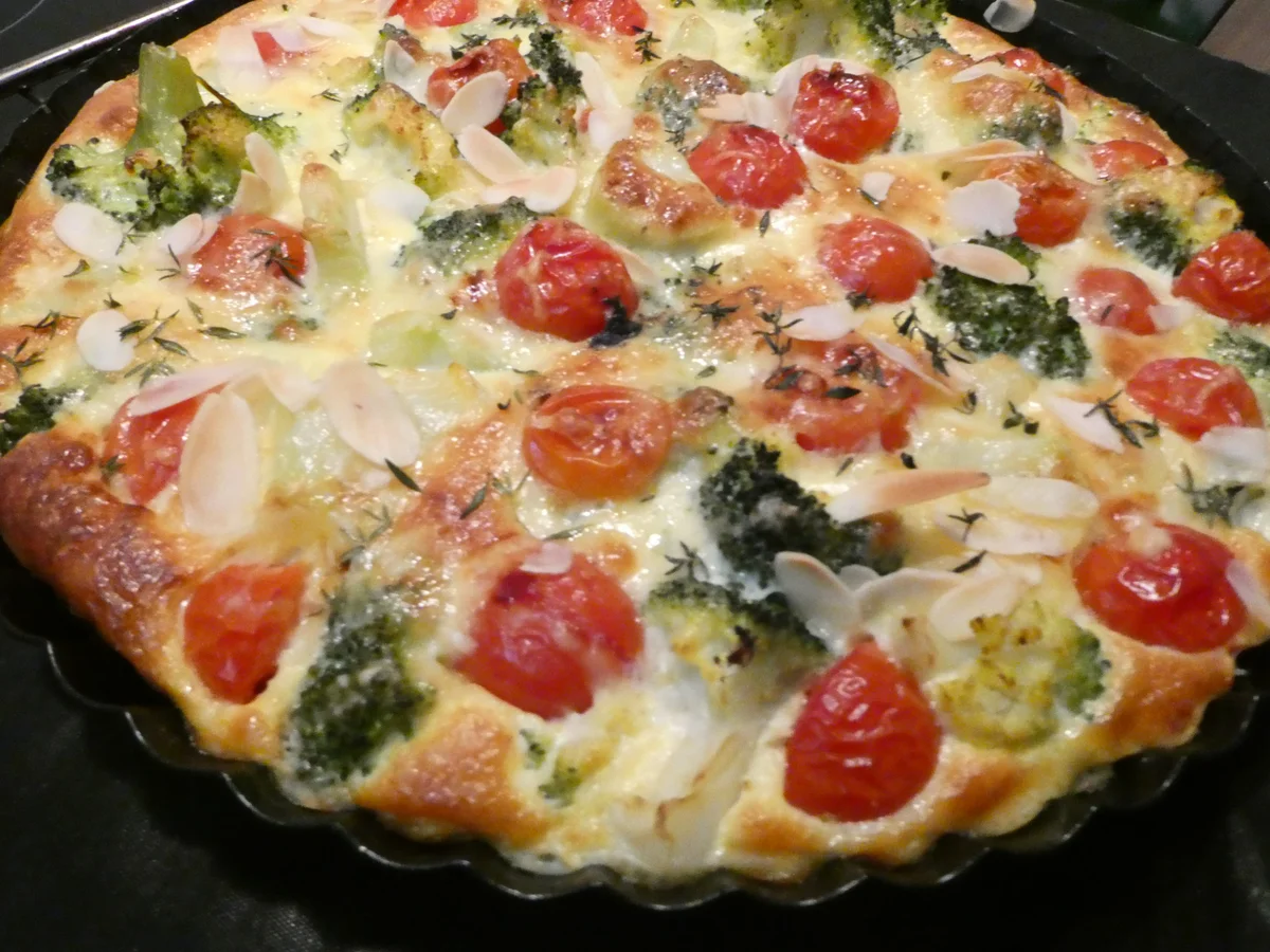 Brokkoli-Tomaten-Quiche - Rezept - Bild Nr. 16187